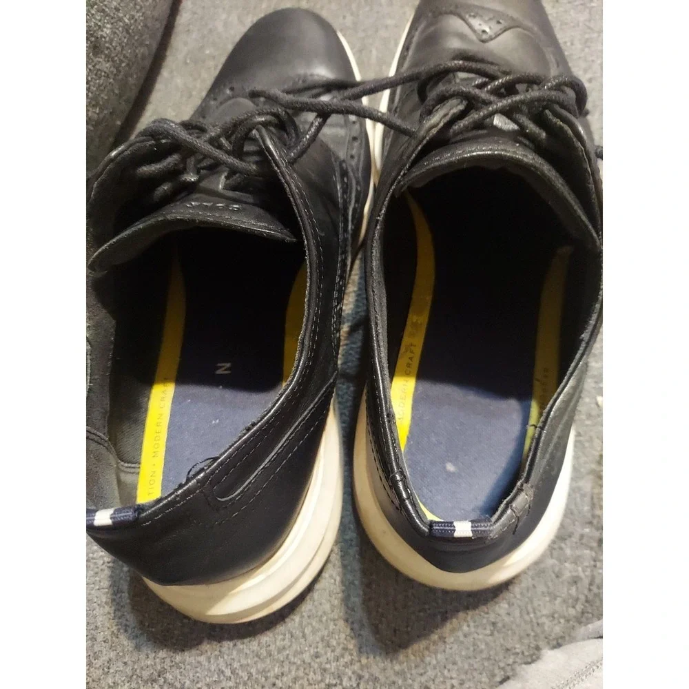 Cole Haan Original Grand Ultra Wingtip Oxford C36938 Black/Sail Men's Size 11 M